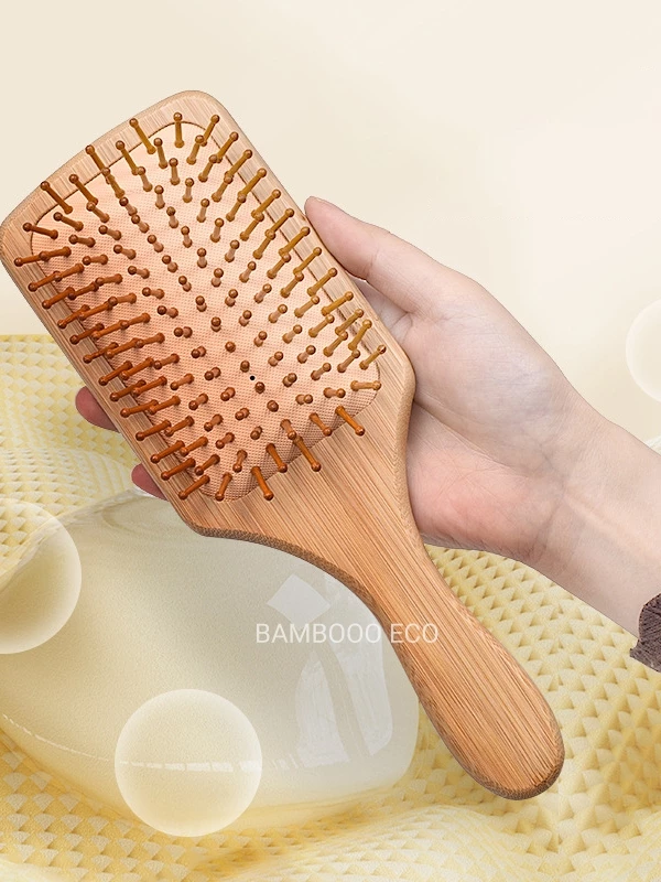 Hình ảnh sản phẩm Lược Gỗ Tre Massage Da Đầu Bằng Tre Thân Thiện Với Môi Trường