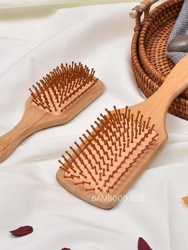 Hình ảnh sản phẩm Lược Gỗ Tre Massage Da Đầu Bằng Tre Thân Thiện Với Môi Trường