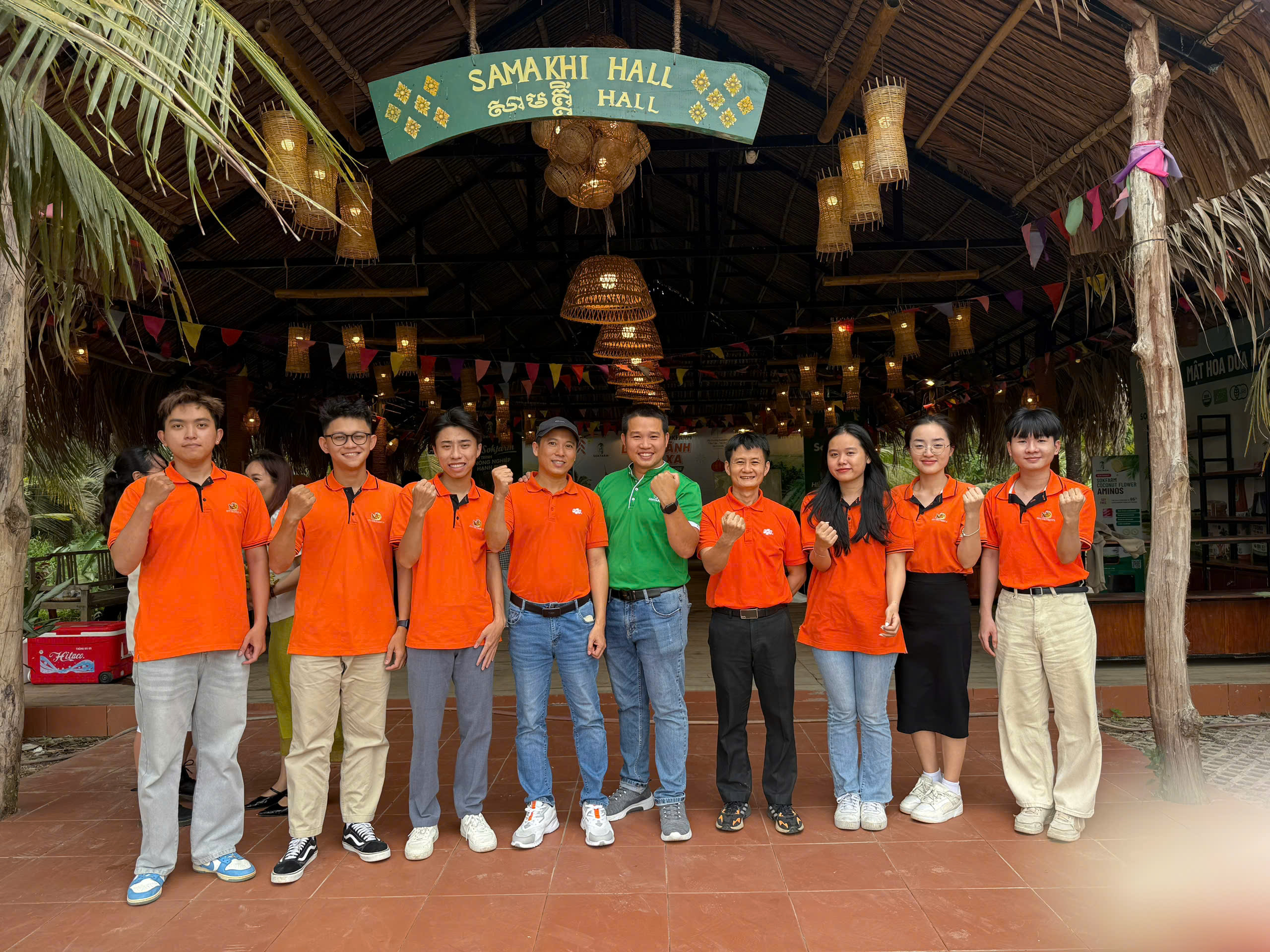 Hình ảnh nhóm nghiên cứu tại Sokfarm
